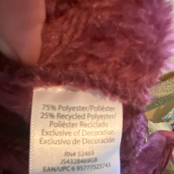 Joyspun women’s robe NWOT size large burgundy in color - Picture 6 of 6